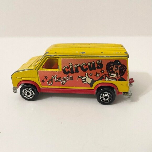 Majorette Fourgon Magic Circus Van Diecast Flaws Missing Doors - Picture 16 of 16